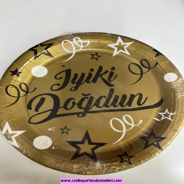 İyi Ki Doğdun Karton Tabak 